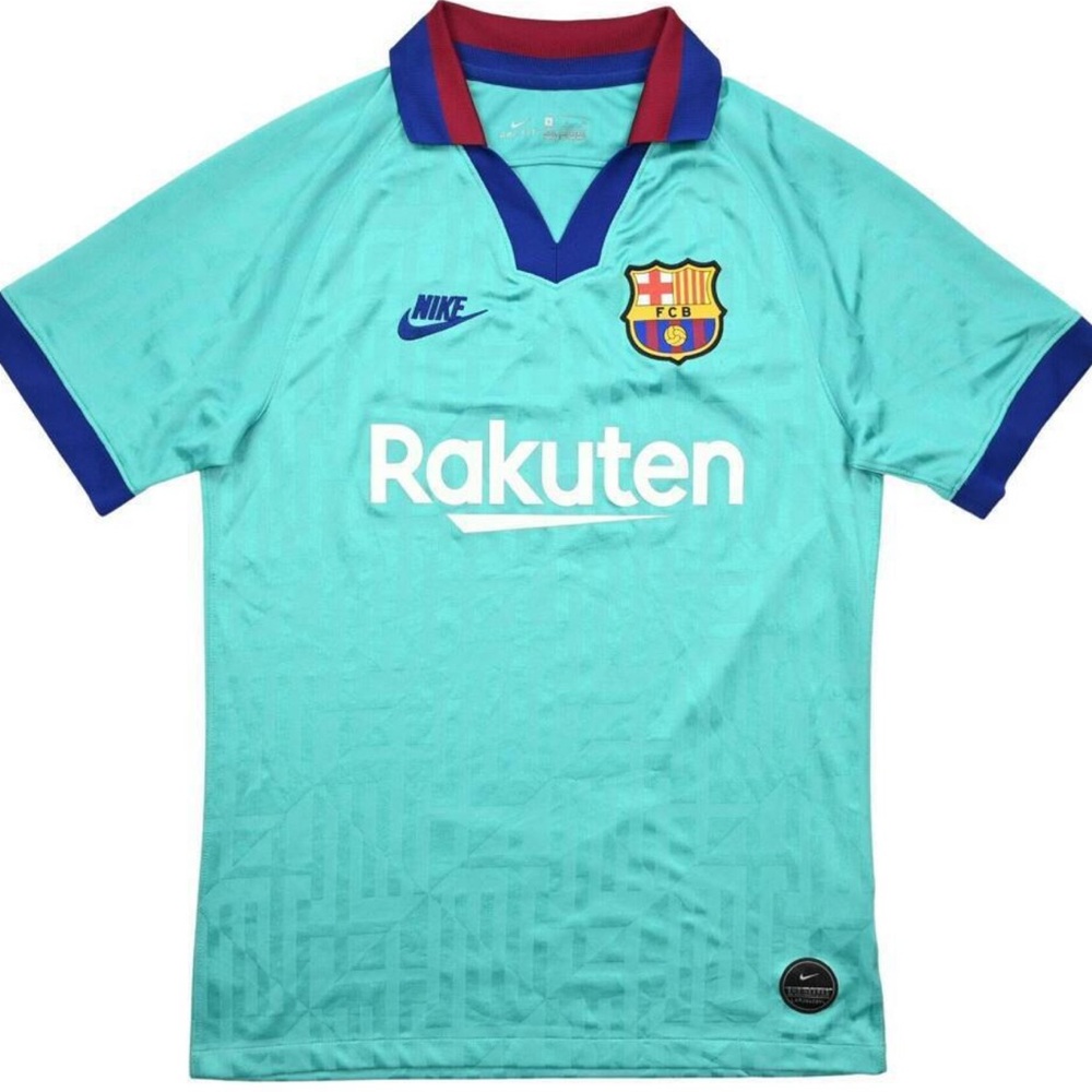 Authentic Nike 2019-2020 F.C Barcelona Soccer Jersey SizeYouth S #AT2632-310
